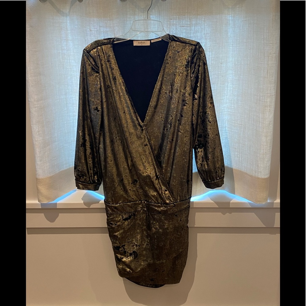 Gold Metallic dress worn once